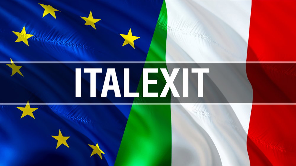 Dissoluzione dell'unione europea; Italia fuori dall'€uro